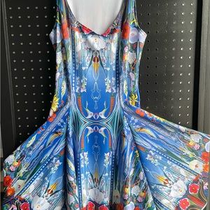 Blackmilk Stella’s Flowers Evil Skater Dress Size S